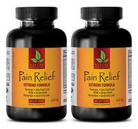 no Pain Pills for Women - Pain Relief 610MG - Extreme Formula - holy Basil Bulk herb - 2 Bottles (120 Capsules)