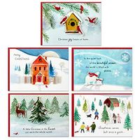 Hallmark Paper Wonder Pop Up Christmas Cards Assortment (5 Cards with Envelopes)