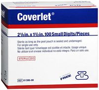 Coverlet Adhesive Dressing Strips Small Fingertip - 100