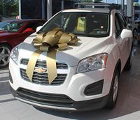 30" Magnetic Car Bow - Made in USA (Gold)