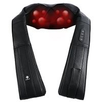 Etekcity Shiatsu Back Neck and Shoulder Massager, with Heat Deep Kneading Tissue Massage Pillow for Muscles Pain Relief Relax, Adjustable Straps, Relaxation Gifts for Mom, Dad, Easy Use at Home/Office