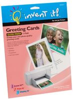 Invent It! Half Fold Gloss Finish Greeting Cards