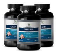 Natural Green Tea Weight Loss - Green Tea Extract - Fat Burn Capsules - 3 Bottles 180 Capsules
