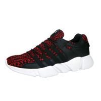 Men's Fashion Sneakers,Men's Lace-Up Sport Running Shoes Wear Resistant Mesh Breathable Sneaker,Sneaker for Men(9,Red)