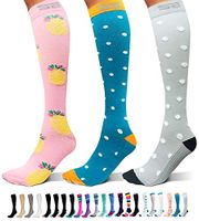 SB SOX 3-Pair Compression Socks (15-20mmHg) for Men & Women – Great Quality Comfortable Socks, Easy to Put On – Best Socks for Daily/Any Use, Running, Nurse, Travel (10 – Multi-color, Large/X-Large)