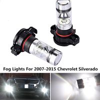 Legendary-Yes 100W 6000K 5202 LED Fog Lights For 2007-2015 Chevrolet Silverado 1500 2500 3500