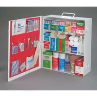 Radnor RAD64058004 Three-Shelf 25 Person Durable Metal Industrial First Aid Cabinet