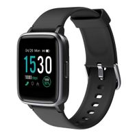 KUNGIX Smart Watch, Full Touch Screen Fitness Tracker with Heart Rate Monitor, 5ATM Waterproof Smartwatch Pedometer, Activity Tracker Sport Wristband Compatible for Android iOS Kids Women Man