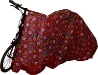 Jumbo Christmas Gift Bag for Giant Gifts; Bike Bag 60" x 72" Assorted Prints, Heavy Duty Bags (2 Pack) (Snowflakes & Jingle Bells)