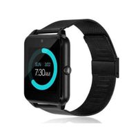 Aoile Bluetooth Smart Watch GSM SIM Phone Mate Z60 Stainless Steel for iOS Android Black