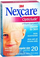 Nexcare Opticlude Orthoptic Eye Patches Regular 20 Each (Pack of 2)