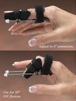 North Coast Medical Static Prog. PIP Finger Ext. Splint, Size: X-Lg