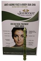 Jade Gua Sha Derma Pen Infrared Massage Therapy by Jadience: Natural Healing Stone for Scar Tissue, Facial Wrinkles, Fine Lines, Lymphatic Drainage | Chinese Acupressure Tool for Whole Body Detox