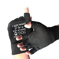 Unisex I Just Want to Be A Stay at Home Dog Mom Copper Arthritis Gloves for Arthritis & Carpal Tunnel Pain Relief