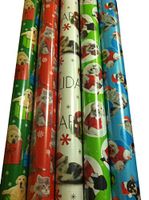 North Pole Kittens & Pups ~ Christmas Gift Wrap (2 Rolls - Assorted)