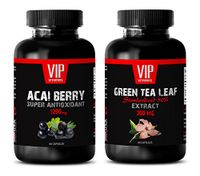 Weight Loss Energy - ACAI Berry - Green Tea - Green Tea Pills - (2 Bottles Combo)
