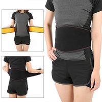 Heating Waist Belt Wrap, USB Back Support Belt Waist Heating Pad Hot Cold Brace Pain Relief Muscle Lumbar Kit Waist Care, Adjustable Straps Back Support, Temp Control
