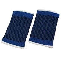 Dimart Blue Black Striped Elbow Support Stretch Brace Pad Wrap Band for Sports