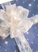 Sullivans 24 Sparkled Light Bow White