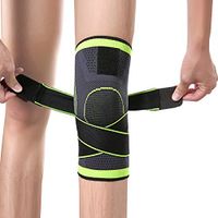 Knee Sleeve- Compression Fit Support for Joint Pain and Arthritis Relief, Circulation Compression Improvement- Wear Anywhere - Single