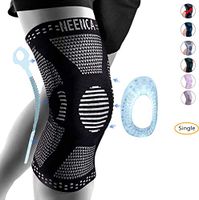 NEENCA Professional Knee Brace,Knee Compression Sleeve Support for Men Women,Medical Grade Knee Protector for Running,Meniscus Tear,Arthritis,Joint Pain Relief (Black, XX-Large)