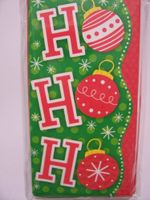Christmas Layered Money Holders with Envelopes ~ Set of 8 (Ho Ho Ho Ornaments)