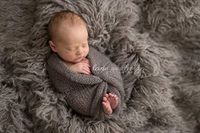 FOR YOUR ROYAL PHOTOSESSION Grey Oyster Alpaca Faux Fur Photo Prop Newborn Nest 18 x 20 Inches Photography || Decoration for a photo shoot by Royal ♛ Shop