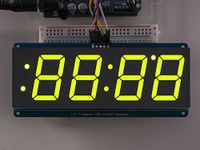 Adafruit 1.2" 4-Digit 7-Segment Display w/I2C Backpack - Green [ADA1268]