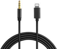 Aux Cord for Car, Lighting to 3.5mm Male Stereo Aux Cord Compatible with iPhone X/8/7/7 Plus/Xs/Xr Adapter Cable for Car or Home Stereo and Headphone- 3.3 Feet (1 Meter)