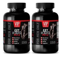 Male Enhancing Pills Erection Best Seller - GET Hard Pills - for Men ONLY - L-arginine libido - 2 Bottles 120 Capsules
