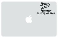 egeek amz No Step On Snek Laptop Decal Vinyl Decal Sticker Skin Print for MacBook Laptop