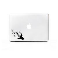 (2X) StickAny Laptop Series Tribal Sharks Sticker for MacBook Pro, Chromebook, Surface Pro, and More (Black)