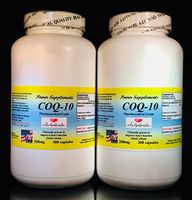 CoQ-10 q10 co-Enzyme, Anti-Aging 200mg - 600 (2x300) Capsules