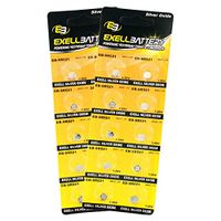 2pc 10pk Exell EB-SR521 Silver Oxide 1.5V Watch Battery for SR521SW 379