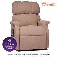 Golden Technologies Comforter PR-505 Infinite Position Zero Gravity Lift Chair Recliner, Sunrella Loft Dune, Large