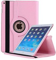 Jennyfly PU Leather iPad Mini Case and Cover,360 Degree Rotating Multiple Viewing Angles for 7.9 inch iPad Mini1/2/3 - Pink