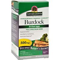 Natures Answer Burdock Root - 90 Vegetarian Capsules