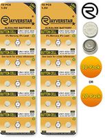 Rayverstar LR41 AG3 1.5 Volt Alkaline (20-Batteries) Fits: 392, 192, SR41, 384, 736, L736F (Full List Below)