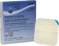 Convatec CombiDERM ACD Composite Wound Dressing with Hydrocolloid Adhesive and Central Absorbent Pad 8" L x 9" W Size Triangle Shape (Box of 5 Each)