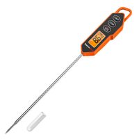 ThermoPro Digital Instant Read Meat Thermometer for Grilling Cooking Food Candy Thermometer for BBQ Smoker Grill Smoker Oil Fry Kitchen Thermometer with Backlit
