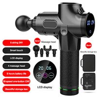 Bcamelys Handheld Electric Massage Gun,30 Speeds Deep Tissue Percussion Professional Fascia Gun for Pain Relief,Super Quiet Brushless Motor (Newblack)