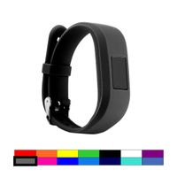 Dunfire Replacement Wristbands and Clip Cases for Garmin Vivofit 3 and Vivofit JR, Large Size and Small Size Bands, One Size Clip Case (1PC - Grey, Small for Kids)