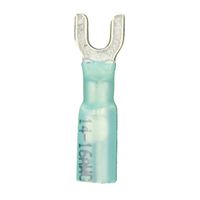 Install Bay HSBVST8 Heat Shrink Spade Terminal Nylon Connector 16/14 Gauge #6 Locking Spade (100-Pack)