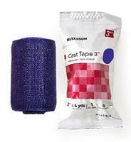 McKesson - Cast Tape - 3 Inch X 12 Foot - Fiberglass - Purple - 10pcs/Box