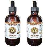 Dong Quai Liquid Extract, Organic Chinese Angelica (Angelica sinensis) Dried Root Tincture Supplement 2x4 oz