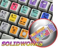 New SOLIDWORKS Keyboard Stickers Shortcuts for Desktop, Laptop and Notebook