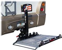 Harmar Mobility AL300RV Fusion Universal Scooter Lift Outside Fully Automatic Carrier with II/III Hitch Adapter & Wiring Harness & Swing-Away Arm