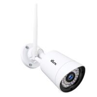 ZILINK Wireless Bullet Surveillance Camera, 2MP WiFi IP Camera with MicroSD Card Slot, 1080P Indoor/Outdoor Security Camera, IP66 Waterproof, Motion Detection, Night Vision, 2-Way Audio