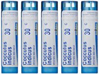 Boiron Cocculus Indicus 30C, Homeopathic Medicine for Motion Sickness (Pack of 5)