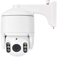 PTZ Dome IP Camera, 5X Zoom 1080P WiFi CCTV Outdoor Security Camera with 355° Pan/90° Tilt, PIR Motion Detection, Night Vision, 2-Way Audio Support Cloud Storage(US)
